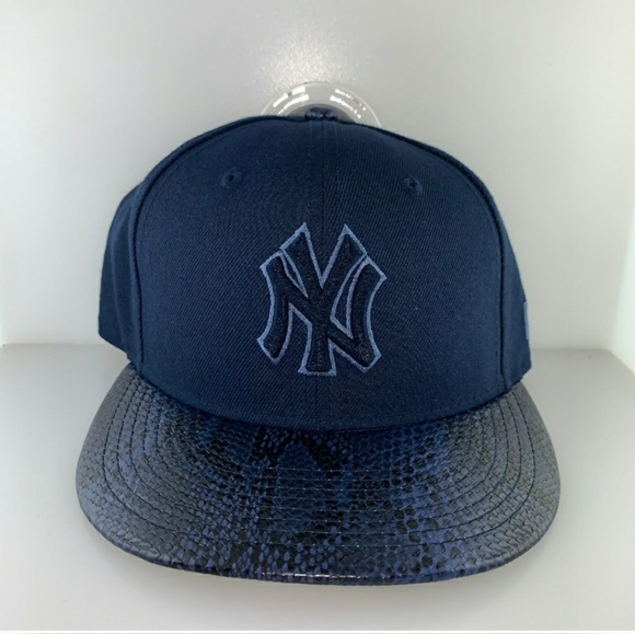 leather ny yankees cap